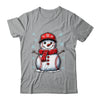 Christmas Baseball Snowman Boys Baseball Christmas Women Men Shirt & Sweatshirt | siriusteestore