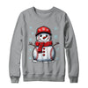Christmas Baseball Snowman Boys Baseball Christmas Women Men Shirt & Sweatshirt | siriusteestore