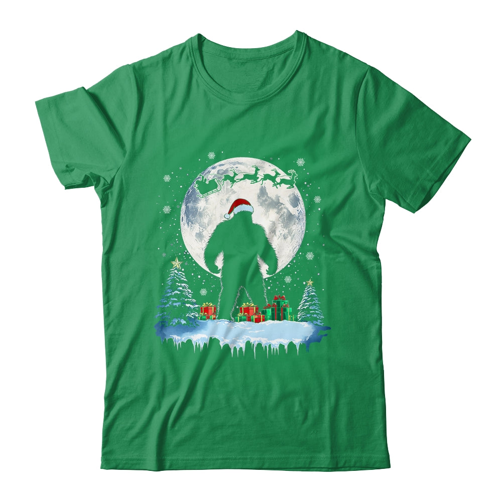 Christmas Bigfoot Santa Hat Tree Sleigh Moon Reindeer Snow Shirt & Sweatshirt | siriusteestore