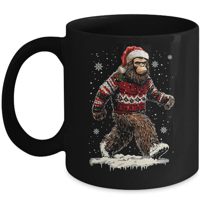 Christmas Bigfoot Sasquatch Funny Bigfoot Ugly Christmas Mug | siriusteestore