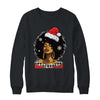 Christmas Black African American Santa Hat Xmas Afro Woman Shirt & Sweatshirt | siriusteestore