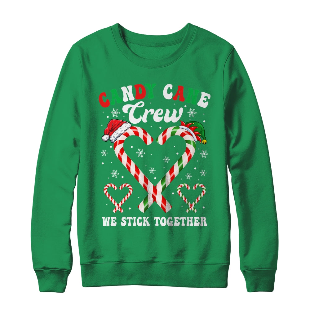 Christmas Candy Cane Heart Holiday Family Matching Men Women Shirt & Sweatshirt | siriusteestore