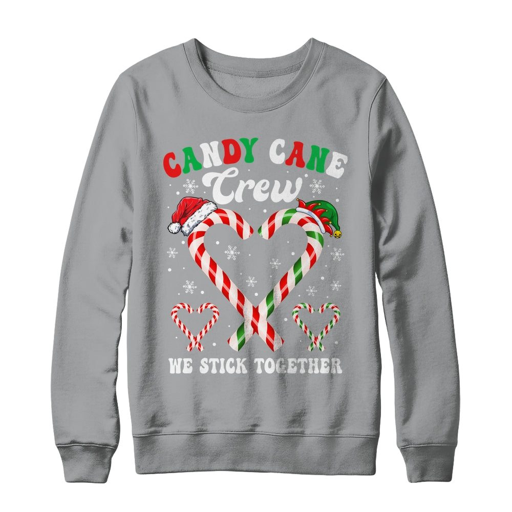 Christmas Candy Cane Heart Holiday Family Matching Men Women Shirt & Sweatshirt | siriusteestore