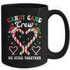 Christmas Candy Cane Heart Holiday Family Matching Men Women Mug | siriusteestore