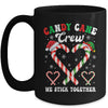 Christmas Candy Cane Heart Holiday Family Matching Men Women Mug | siriusteestore