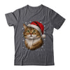 Christmas Cat Snow Xmas Graphic Cute Cat Lover Men Women Shirt & Sweatshirt | siriusteestore