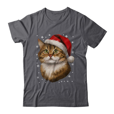 Christmas Cat Snow Xmas Graphic Cute Cat Lover Men Women Shirt & Sweatshirt | siriusteestore