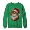 Christmas Cat Snow Xmas Graphic Cute Cat Lover Men Women Shirt & Sweatshirt | siriusteestore