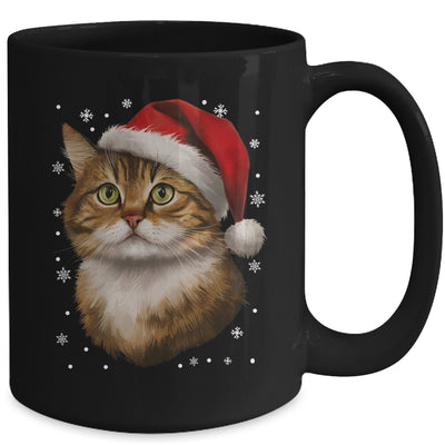 Christmas Cat Snow Xmas Graphic Cute Cat Lover Men Women Mug | siriusteestore