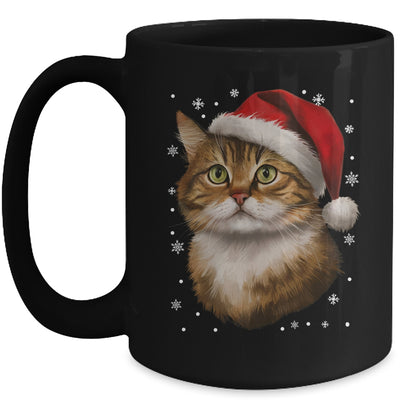 Christmas Cat Snow Xmas Graphic Cute Cat Lover Men Women Mug | siriusteestore