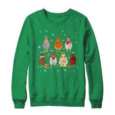 Christmas Chickens Farm Heifer Christmas For Women Shirt & Sweatshirt | siriusteestore