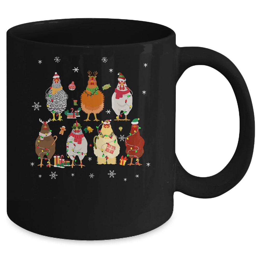 Christmas Chickens Farm Heifer Christmas For Women Mug | siriusteestore