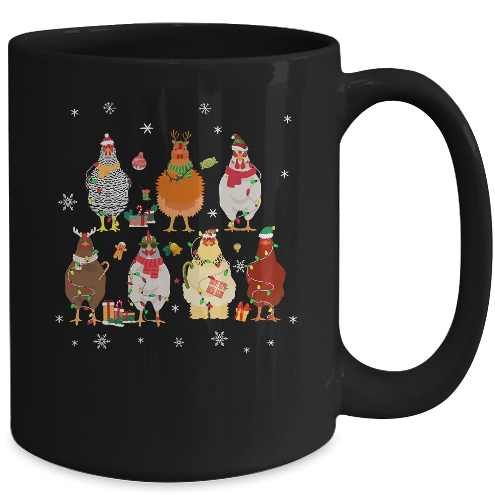 Christmas Chickens Farm Heifer Christmas For Women Mug | siriusteestore