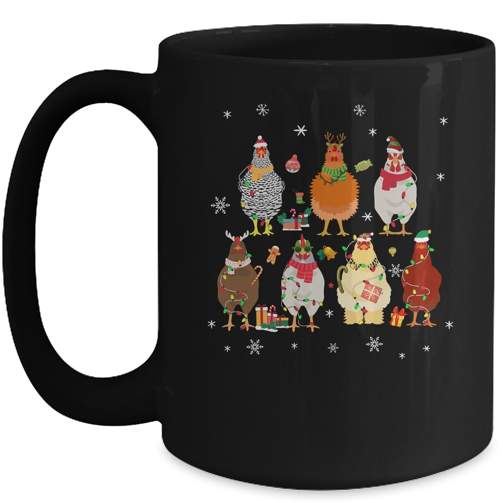 Christmas Chickens Farm Heifer Christmas For Women Mug | siriusteestore