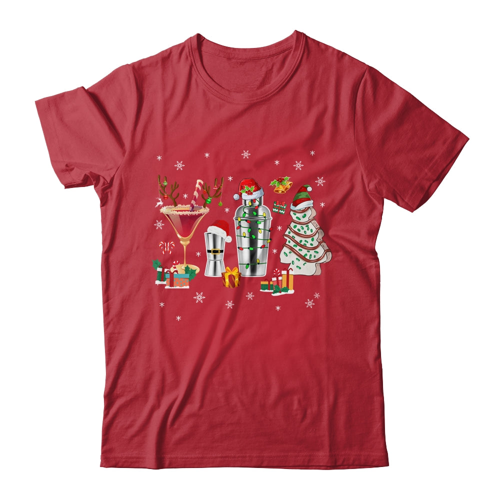 Christmas Cocktail Martini Drinking Party Bartender Shirt & Sweatshirt | siriusteestore