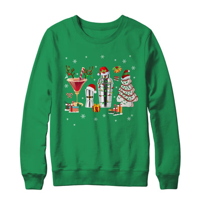 Christmas Cocktail Martini Drinking Party Bartender Shirt & Sweatshirt | siriusteestore