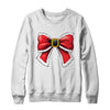 Christmas Coquette Bow Christmas Santa Bow Christmas Design Shirt & Sweatshirt | siriusteestore