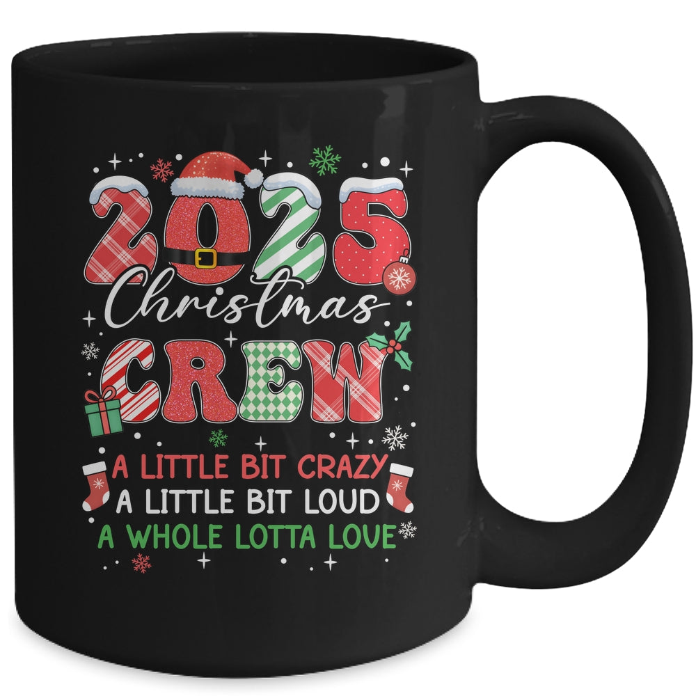 Christmas Crew Family Christmas 2025 Funny Matching Holiday Mug | siriusteestore