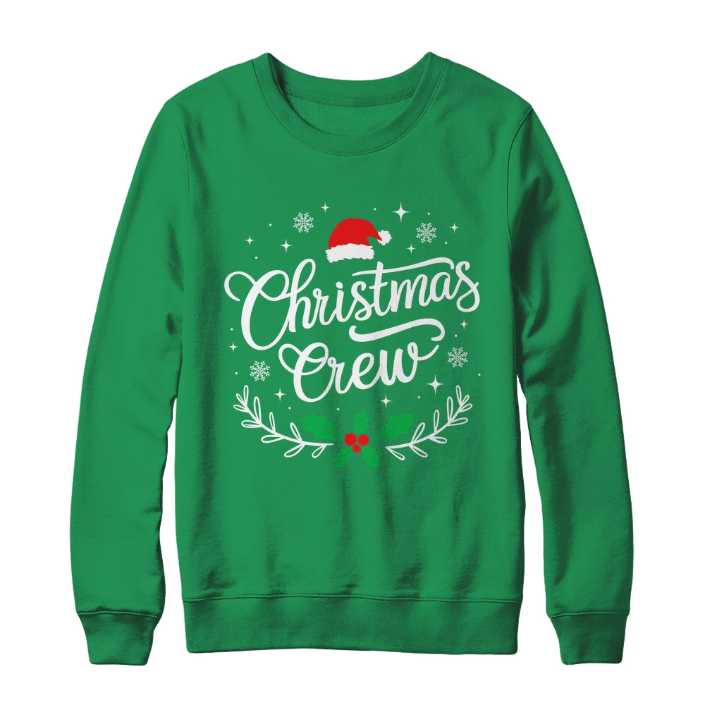 Christmas Crew Family Group Matching Christmas Xmas Party Shirt & Sweatshirt | siriusteestore