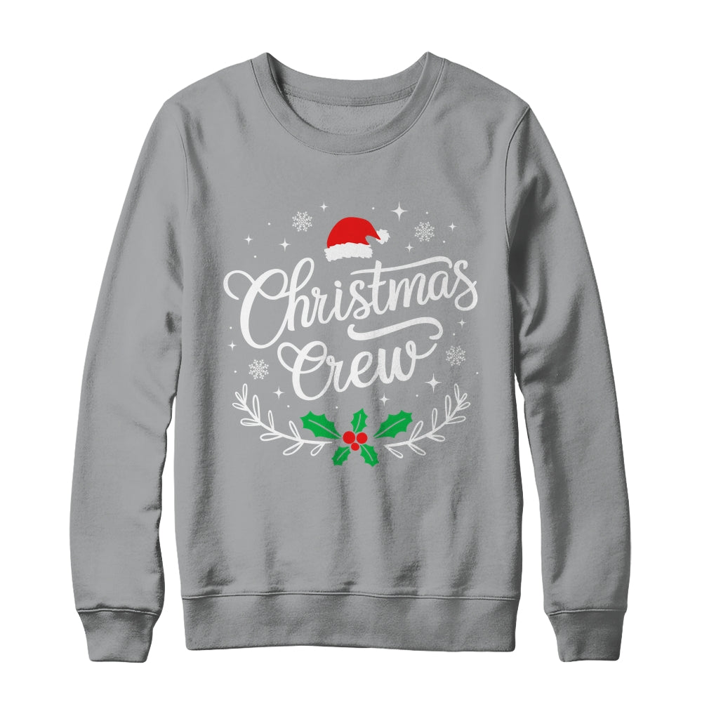 Christmas Crew Family Group Matching Christmas Xmas Party Shirt & Sweatshirt | siriusteestore