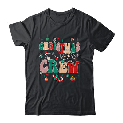Christmas Crew Xmas Lights Happy Holiday Women Girl Groovy Shirt & Sweatshirt | siriusteestore