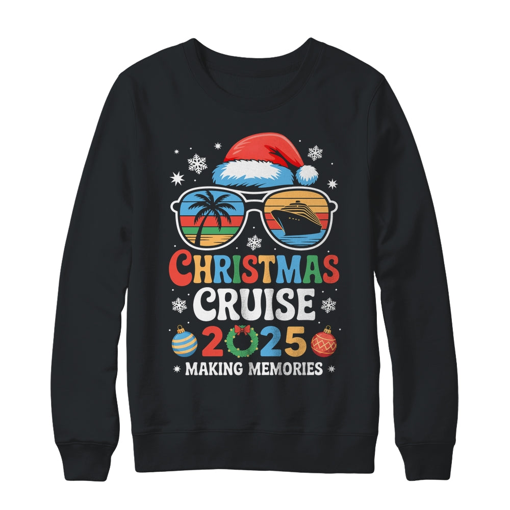 Christmas Cruise 2025 Men Women Kids Family Cruise Matching Shirt & Sweatshirt | siriusteestore