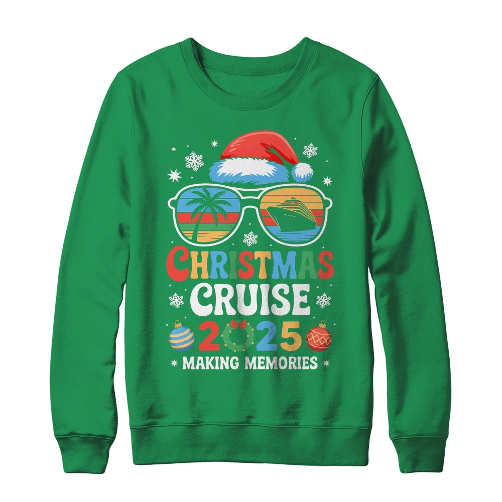Christmas Cruise 2025 Men Women Kids Family Cruise Matching Shirt & Sweatshirt | siriusteestore