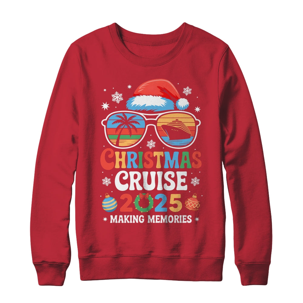 Christmas Cruise 2025 Men Women Kids Family Cruise Matching Shirt & Sweatshirt | siriusteestore