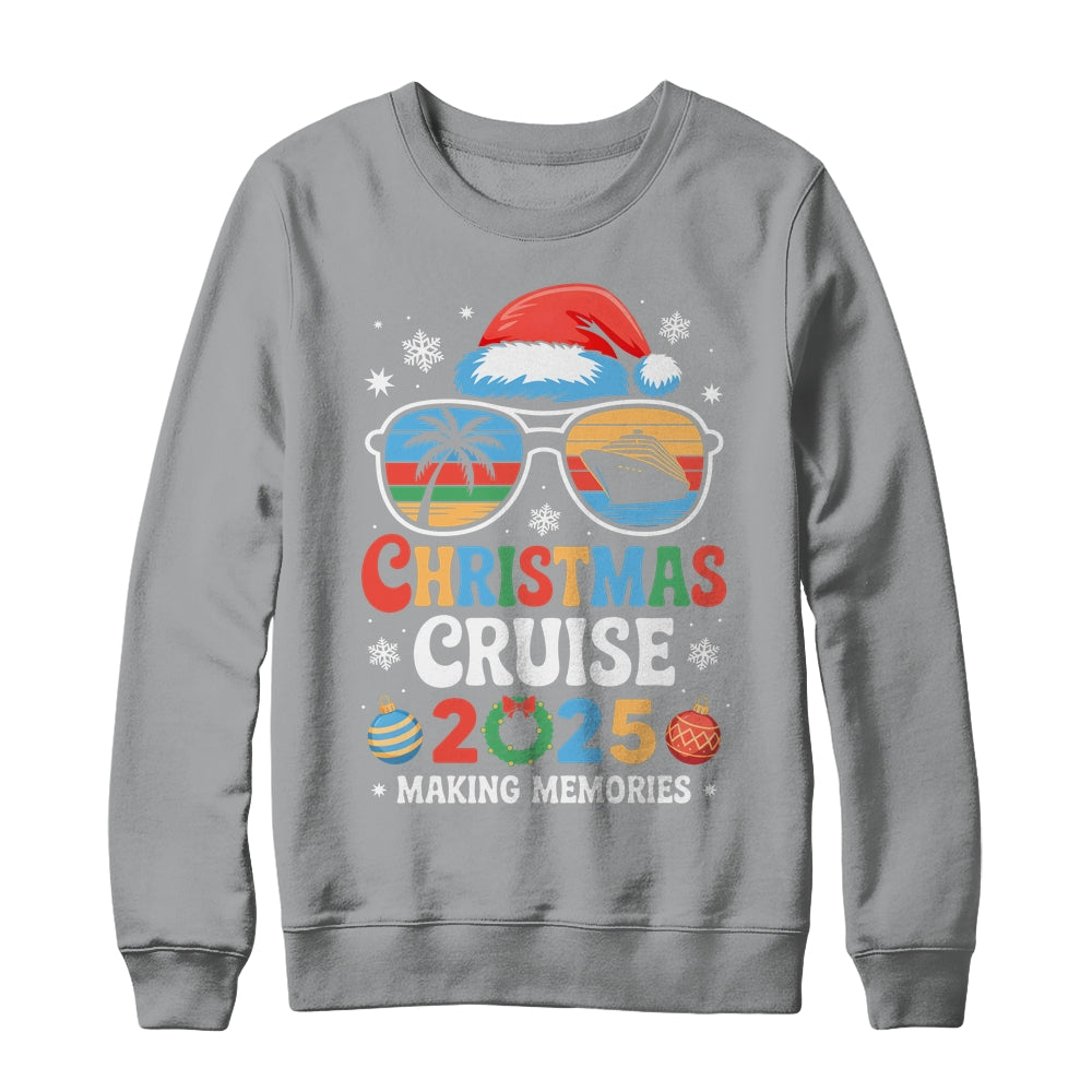 Christmas Cruise 2025 Men Women Kids Family Cruise Matching Shirt & Sweatshirt | siriusteestore