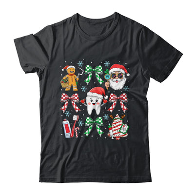 Christmas Dental Squad Crew Dentist Assistant Bow Coquette Shirt & Sweatshirt | siriusteestore