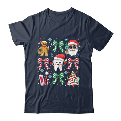 Christmas Dental Squad Crew Dentist Assistant Bow Coquette Shirt & Sweatshirt | siriusteestore