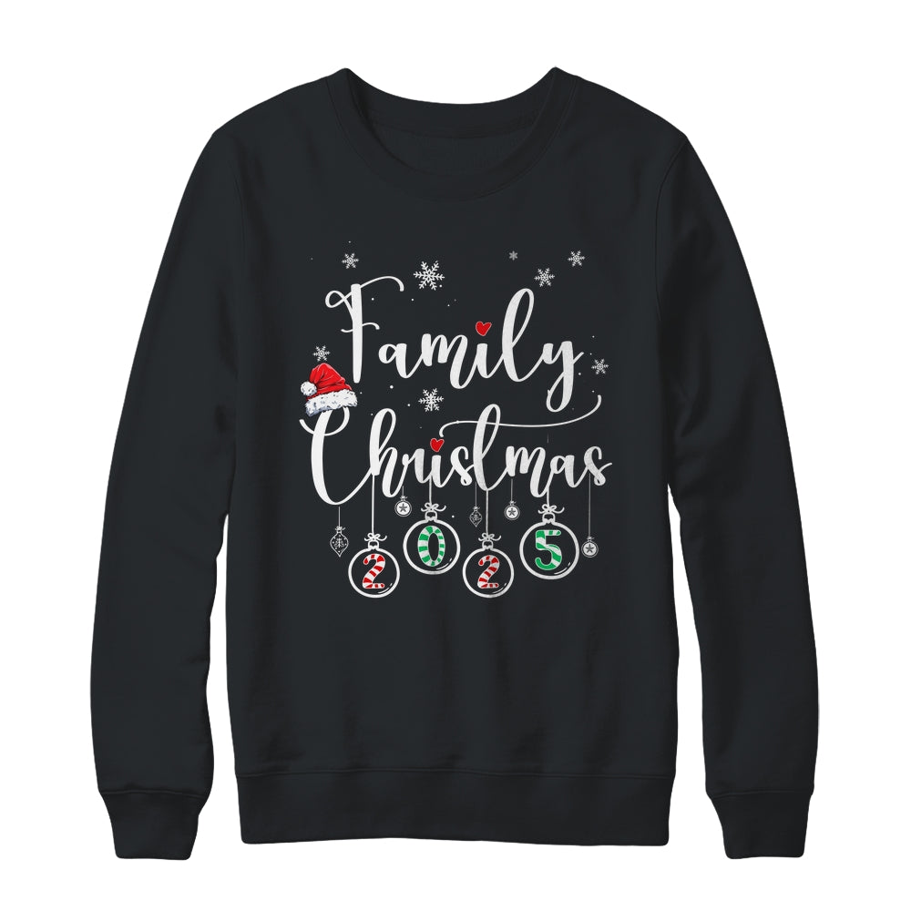 Christmas Family 2025 Cute Matching Outfit Xmas Squad Shirt & Sweatshirt | siriusteestore