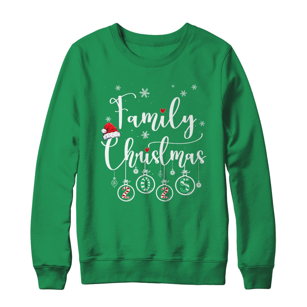 Christmas Family 2025 Cute Matching Outfit Xmas Squad Shirt & Sweatshirt | siriusteestore