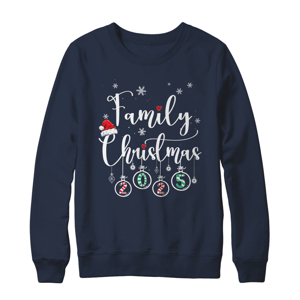 Christmas Family 2025 Cute Matching Outfit Xmas Squad Shirt & Sweatshirt | siriusteestore