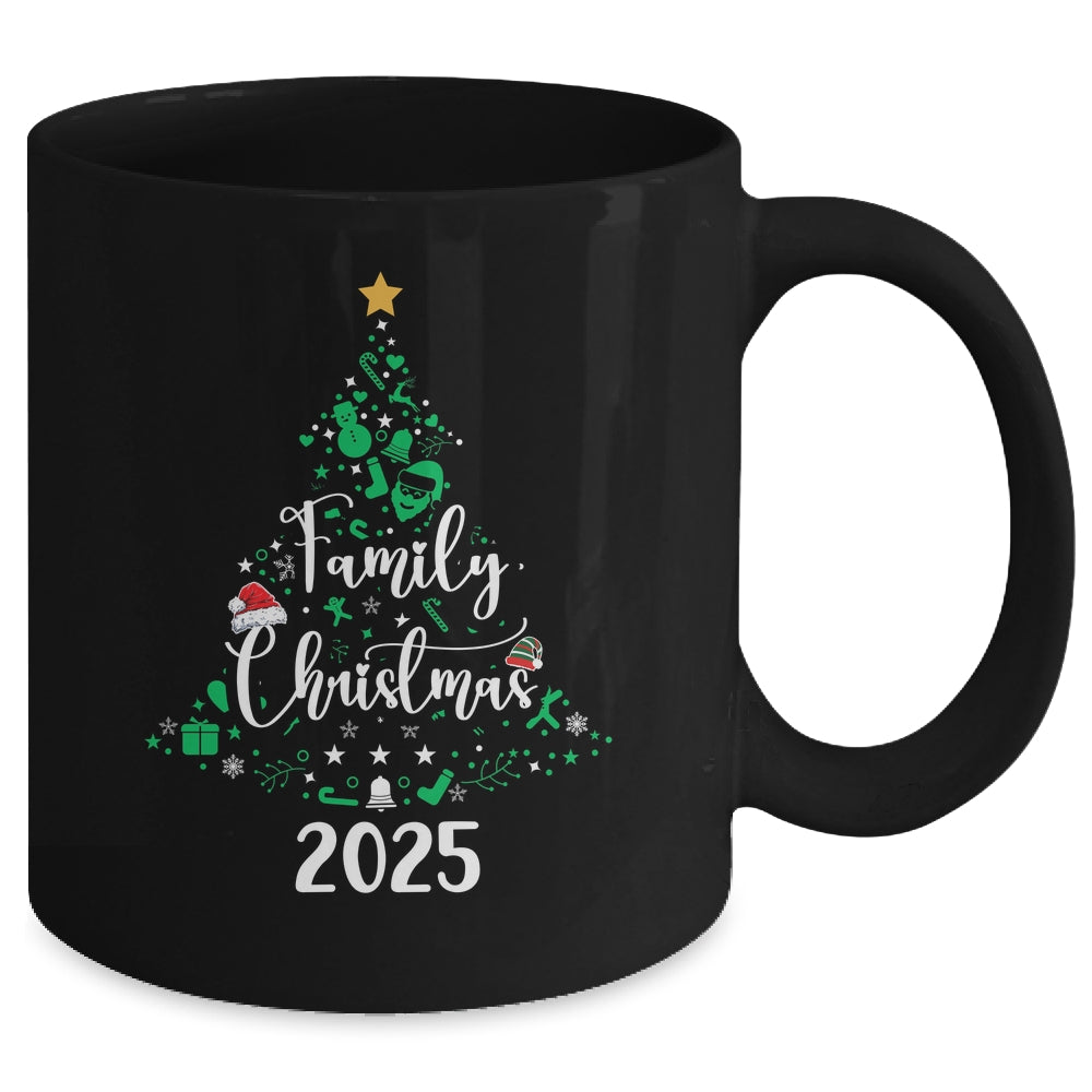 Christmas Family 2025 Xmas Christmas Tree For Men Women Mug | siriusteestore