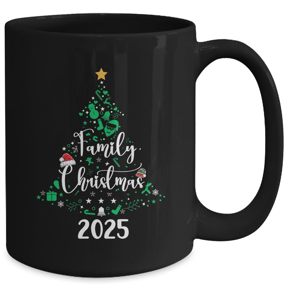 Christmas Family 2025 Xmas Christmas Tree For Men Women Mug | siriusteestore