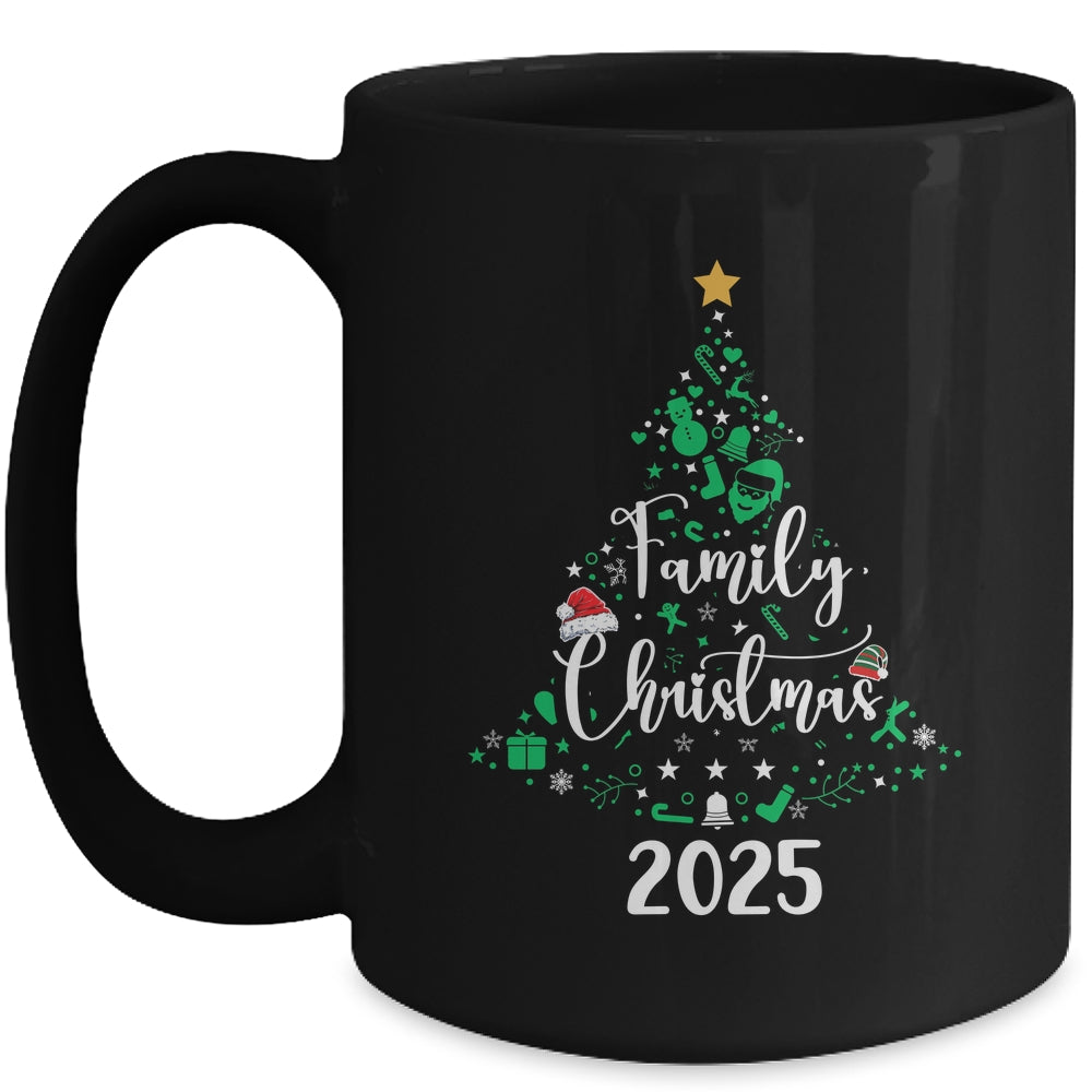 Christmas Family 2025 Xmas Christmas Tree For Men Women Mug | siriusteestore