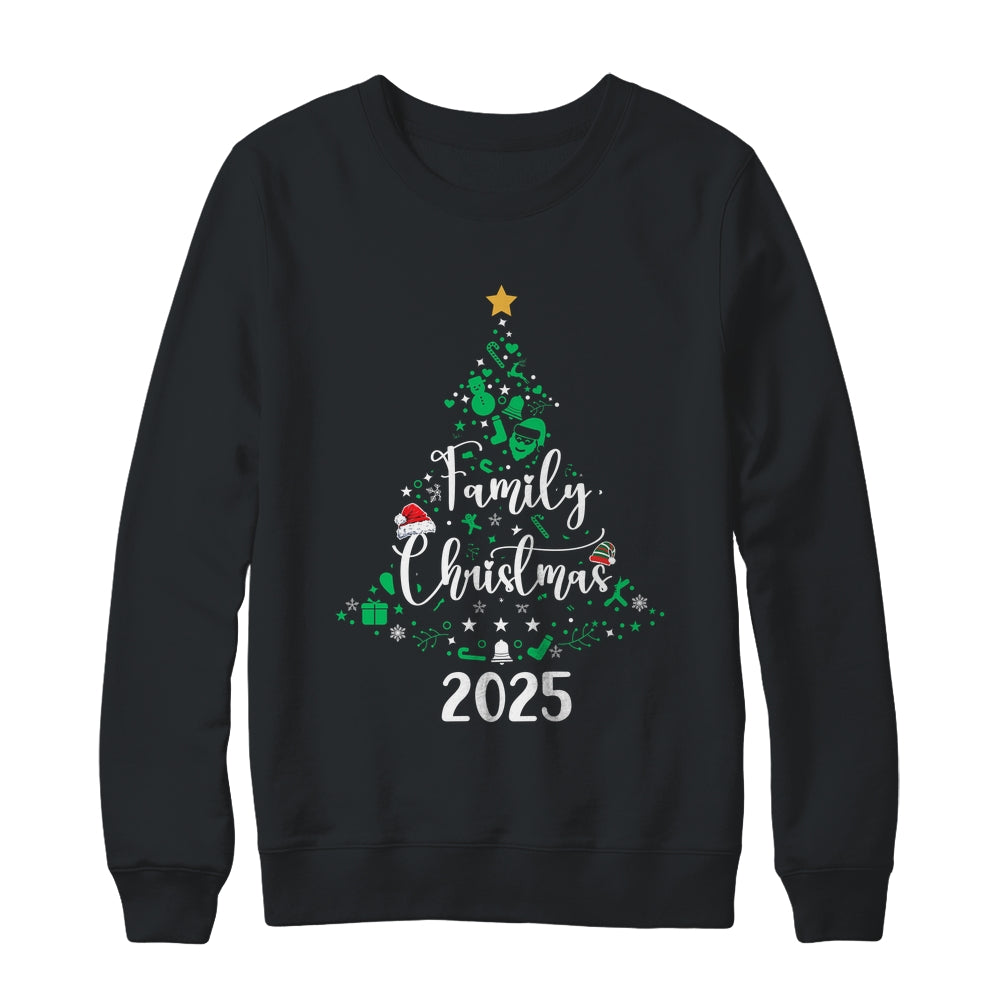 Christmas Family 2025 Xmas Christmas Tree For Men Women Shirt & Sweatshirt | siriusteestore