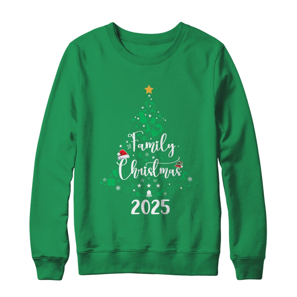 Christmas Family 2025 Xmas Christmas Tree For Men Women Shirt & Sweatshirt | siriusteestore