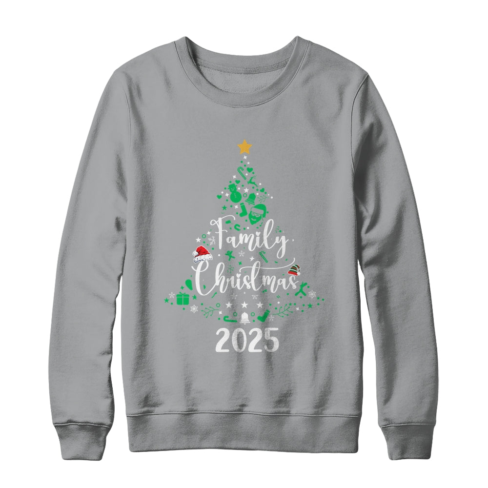 Christmas Family 2025 Xmas Christmas Tree For Men Women Shirt & Sweatshirt | siriusteestore