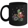 Christmas Family Matching Santa Truck Dinosaur Boys Kids Mug | siriusteestore