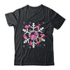 Christmas Flamingo Santa Hat Xmas Lights Flamingo Snowflakes Shirt & Sweatshirt | siriusteestore