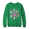 Christmas Flamingo Santa Hat Xmas Lights Flamingo Snowflakes Shirt & Sweatshirt | siriusteestore