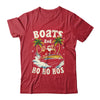 Christmas Funny Santa Boats And Ho Ho Hos Boat Captain Men Shirt & Sweatshirt | siriusteestore