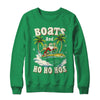 Christmas Funny Santa Boats And Ho Ho Hos Boat Captain Men Shirt & Sweatshirt | siriusteestore