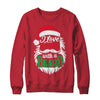 Christmas I Love A Man With A Beard Funny Santa Claus Shirt & Sweatshirt | siriusteestore