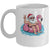 Christmas In July Santa Flamingo Summer Xmas Boys Kids Mug | siriusteestore