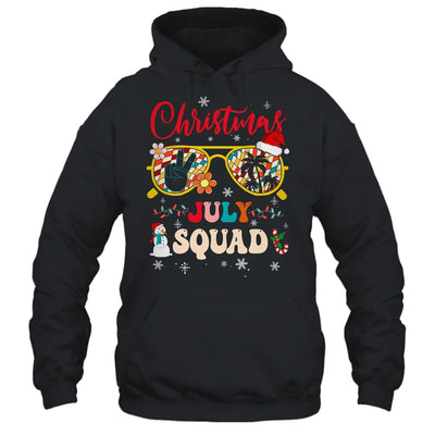 Christmas In July Squad Sunglasses Summer Beach Funny Women Shirt & Tank Top | siriusteestore