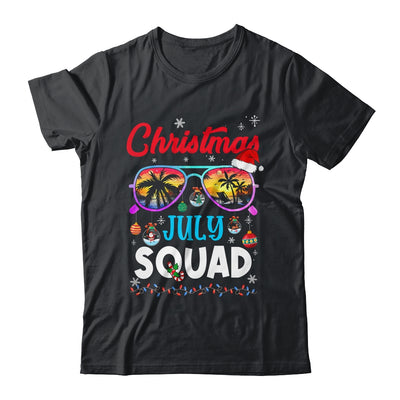 Christmas In July Squad Sunglasses Summer Beach Funny Xmas Shirt & Tank Top | siriusteestore