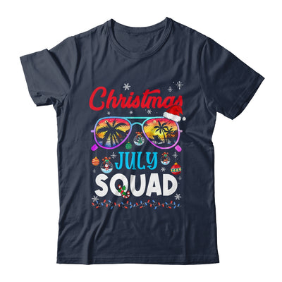 Christmas In July Squad Sunglasses Summer Beach Funny Xmas Shirt & Tank Top | siriusteestore